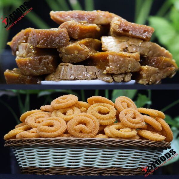South Indian Chakli & Wheat Halwa (COMBO)